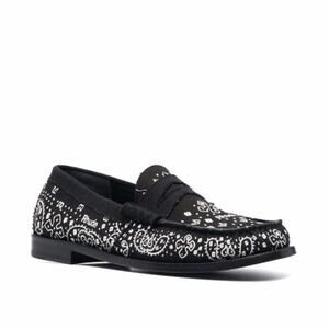 Rhude Leather Bandana Print Loafer